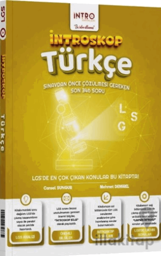 İntro Yayınları 8. Sınıf LGS Türkçe İntroskop Soru Bankası