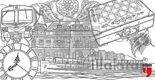 İstanbul Haydarpaşa Tuval Boyama