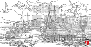 İstanbul Heybeliada Tuval Boyama