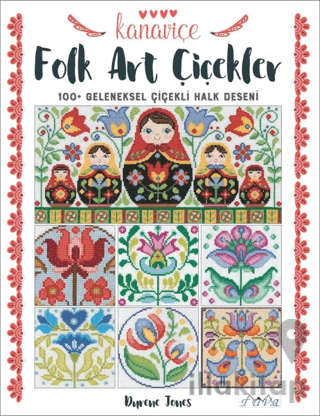 Kanaviçe Folk Art Çiçekler