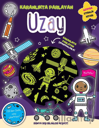 Karanlıkta Parlayan Kitaplar - Uzay (Parlayan Çıkartmalar)