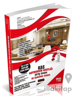 KAS Kaymakam Adaylığı 10 Deneme Sınavı