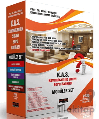 KAS Kaymakamlık Sınavı Test Soru Bankası Modüler Set