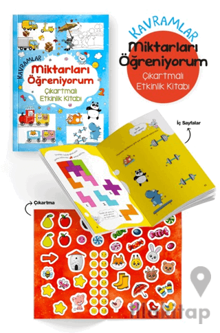 Kavramlar – Miktarları Öğreniyorum – Çıkartmalı Etkinlik Kitabı