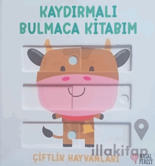 Kaydırmalı Bulmaca Kitabım - Çiftlik Hayvanlar