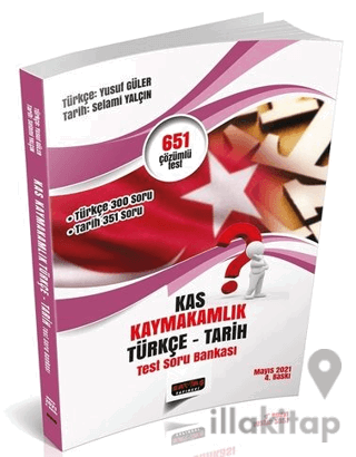 Kaymakamlık Sınavı Türkçe-Tarih Test Soru Bankası