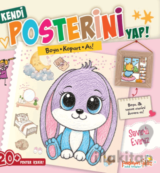 Kendi Posterini Yap! Boya Kopart As! Sevimli Evimiz