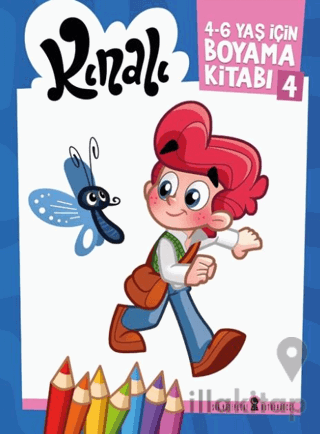 Kınalı 4 - 6 Yaş İçin Boyama Kitabı - 4