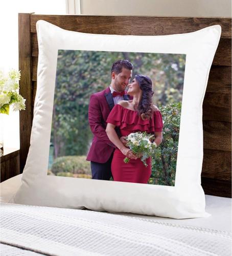 Kişiye Özel Fotoğraf Baskılı Kadife Yastık