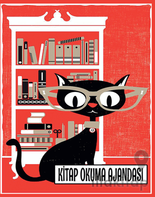 Kitap Okuma Ajandası - Gözlüklü Kedi