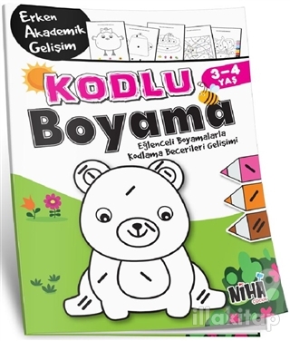 Kodlu Boyama 3-4 Yaş
