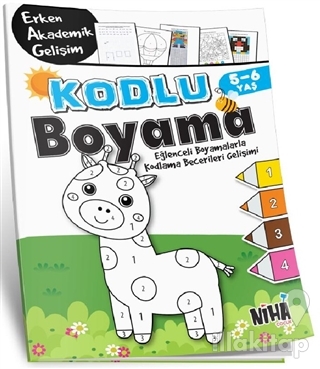 Kodlu Boyama 5-6 Yaş