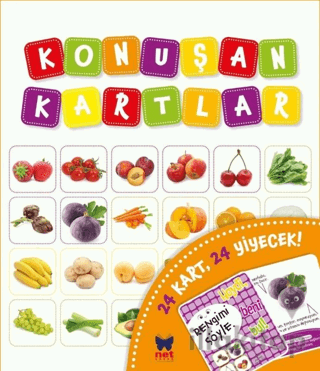 Konuşan Kartlar - 24 Kart 24 Yiyecek
