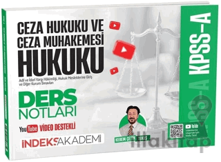 KPSS A Grubu Ceza Hukuku ve Ceza Muhakemesi Hukuku Video Ders Notları
