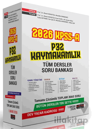KPSS A P32 Kaymakamlık Tüm Dersler Konu Anlatımlı Modüler Set