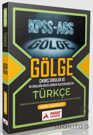 KPSS-AGS Gölge Türkçe Soru Bankası