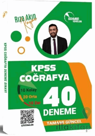KPSS Coğrafya 40 Deneme Çözümlü