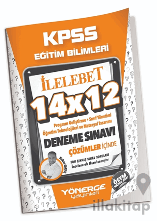 KPSS Eğitim Bilimleri Program Geliştirme, Sınıf, Öğretim Teknolojileri, Materyal 14x12 Deneme Çözümlü