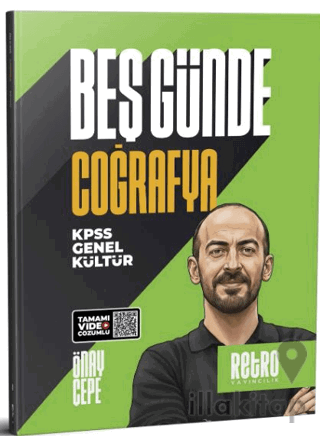 KPSS Genel Kültür Beş Günde Coğrafya Kamp Kitabı
