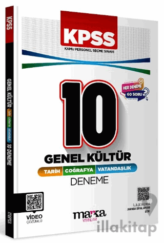 KPSS Genel Kültür Vatandaşlık Coğrafya Tarih 10'lu Deneme Tamamı Video