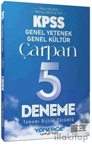 KPSS Genel Yetenek Genel Kültür Çarpan 5 Deneme Çözümlü