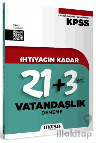 KPSS İhtiyacın Kadar Vatandaşlık 21+3 Deneme