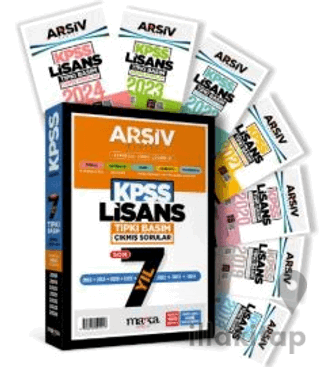 KPSS Lisans Son 7 Yıl Arşiv Serisi Tıpkı Basım Fasikül Fasikül Çıkmış 