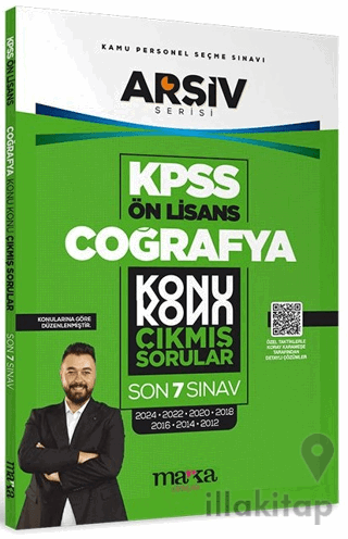 KPSS Ön Lisans Coğrafya Konu Konu Çıkmış Sorular Son 7 Sınav (2024 Dahil)