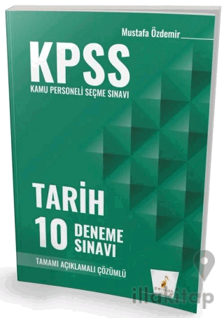KPSS Tarih 10 Deneme Çözümlü