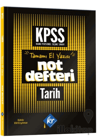 KPSS Tarih Konu Anlatımlı Not Defteri