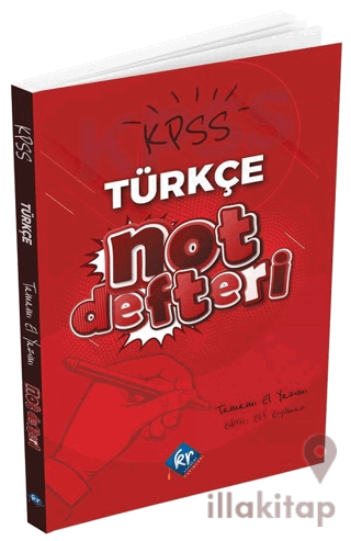 KPSS Türkçe Konu Anlatımlı Not Defteri