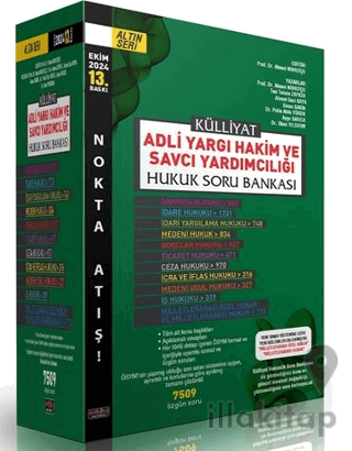 KÜLLİYAT Adli Hakim ve Savcı Yardımcılığı Hukuk Soru Bankası