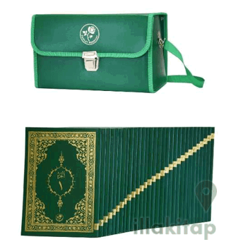 Kur'an-ı Kerim Hatim Seti (Ciltli-Yeşil)