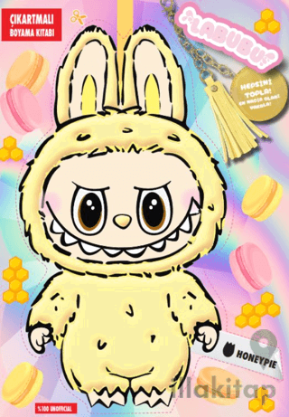 Labubu Honeypie Çılgın Koleksiyon – Çıkartmalı Boyama Kitabı