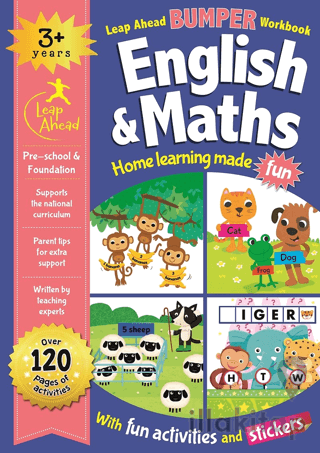 Leap Ahead Bumper Workbook: 3+ Years English and Maths