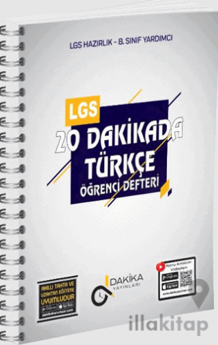 LGS 20 Dakikada Türkçe Öğrenci Defteri