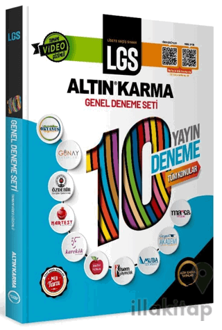 LGS 8. Sınıf 10 Farklı Yayın 10 Deneme Tüm Konular Sorular Tamamı Video Çözümlü