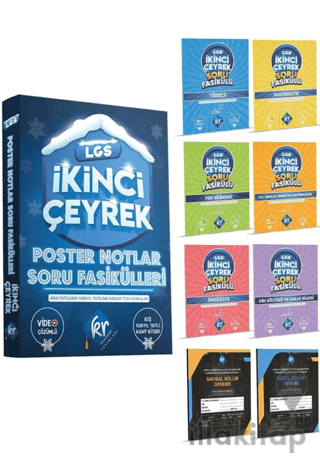 LGS İkinci Çeyrek Poster Notlar Soru Fasikülleri 2. Çeyrek