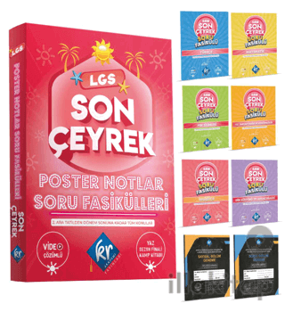 LGS Son Çeyrek Poster Notlar Soru Fasikülleri (4. Çeyrek)
