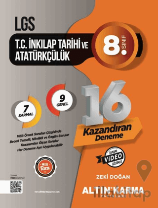 LGS T.C. İnkılap Tarihi ve Atatürkçülük Sarmal Deneme