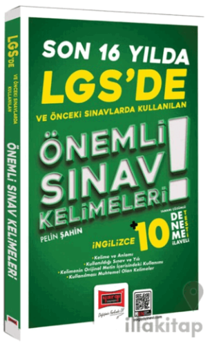 LGS'de Son 16 Yılda Kullanılan Önemli İngilizce Sınav Kelimeleri