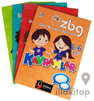 Limon Kids ZBG - Zihinsel Becerilerimi Geliştiriyorum Seti 5-6 Yaş (4 Kitap)