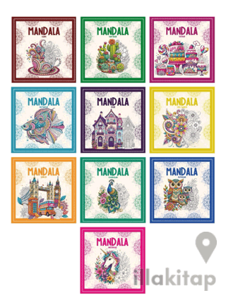 Mandala Boyama Seti (10 Kitap Takım)