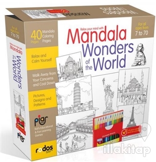 Mandala, Wonders Of The World - For All Ages From 7 To 70 - A12-Piece-