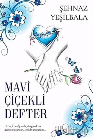 Mavi Çiçekli Defter
