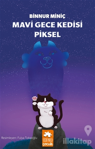 Mavi Gece Kedisi Piksel