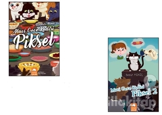 Mavi Geve Kedisi 2 Kitaplık Set