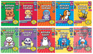 Maxi Boyamalar 10'lu Set