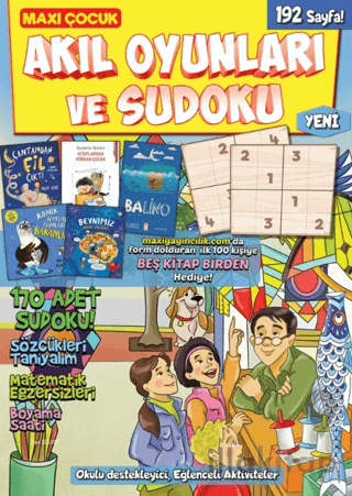 Maxi Çocuk Akıl Oyunları ve Sudoku 12