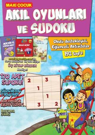 Maxi Çocuk Akıl Oyunları ve Sudoku 9